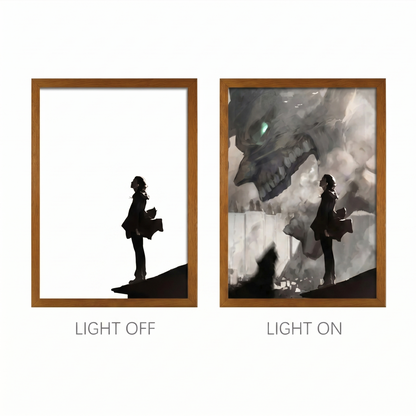 Mikasa Ackerman vs Eren Yeager - LED Frame